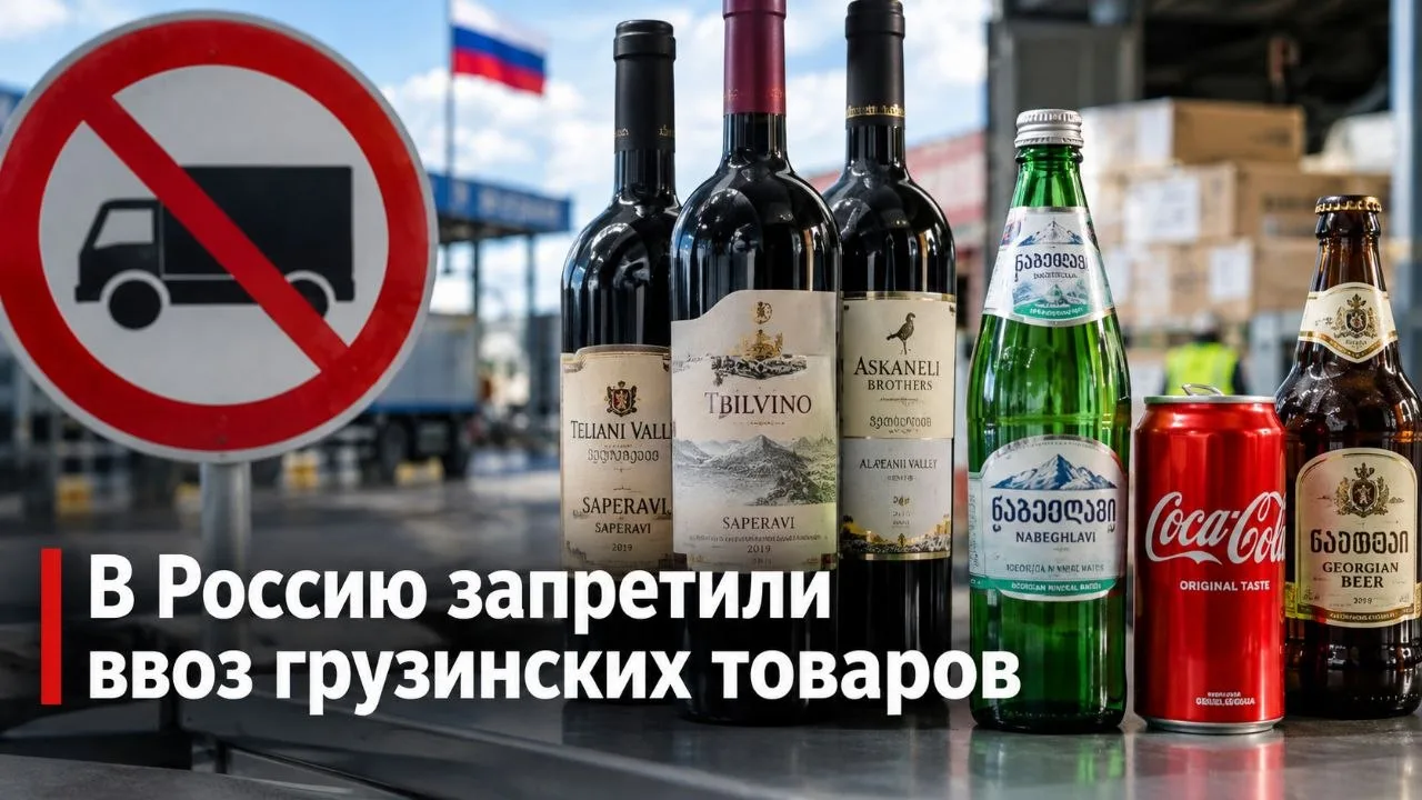 Роспотребнадзор запретил ввоз в Россию продукции ряда грузинских производителей. Под ог...