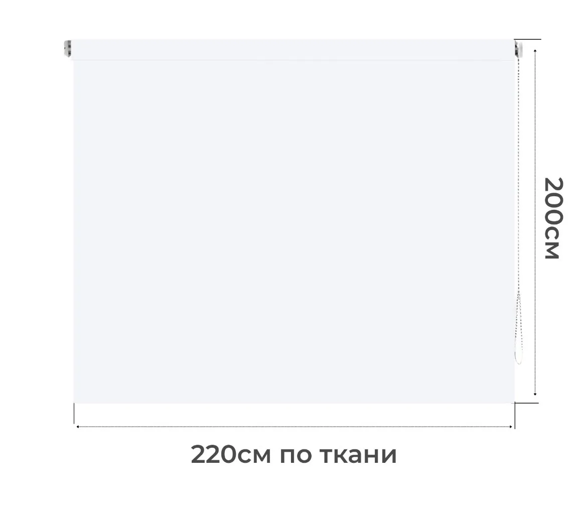 Экран для проектора рулонный G-1H 200 х 220см