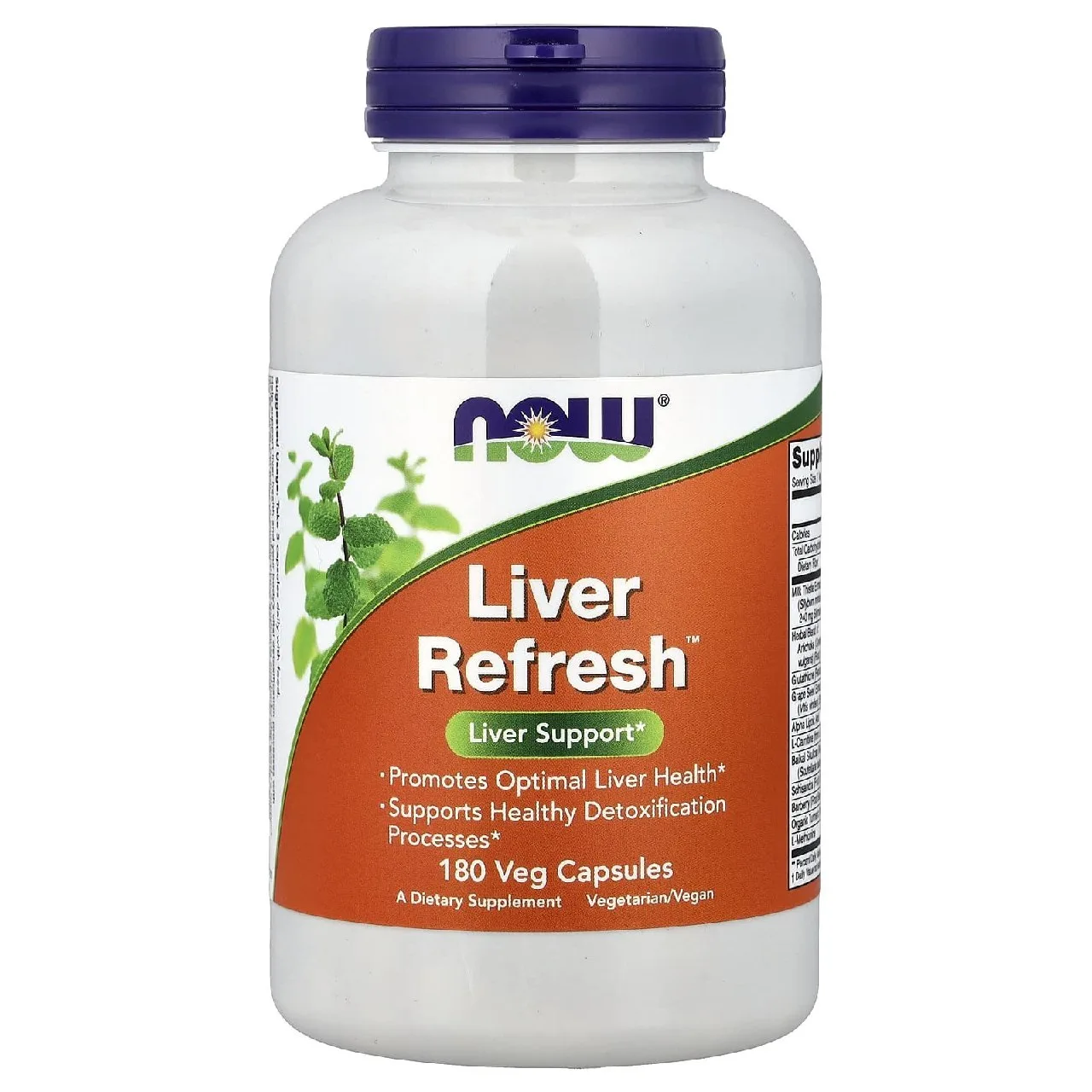 NOW Foods Liver Refresh — формула для поддержки печени и детоксикации 🇺🇸