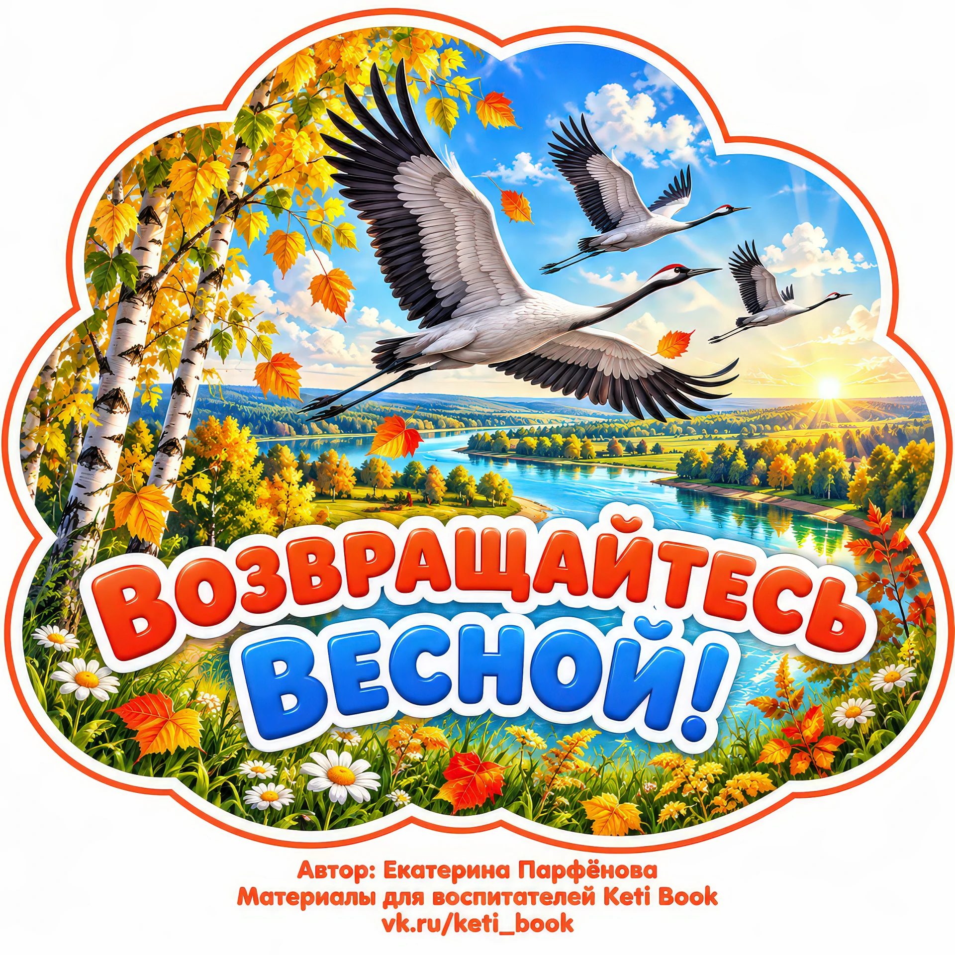 💜 «Возвращайтесь весной!» — самое детское пожелание птицам, которые улетают на юг.