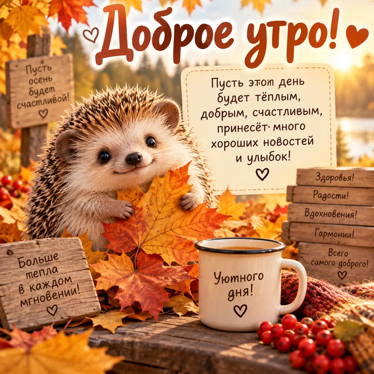 🍂🌞 Доброе осеннее утро, дорогие друзья! 🌞🍂