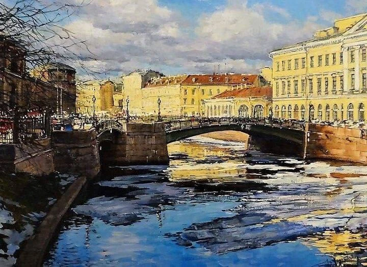 Картины, посвящённые Петербургу🎨❤️