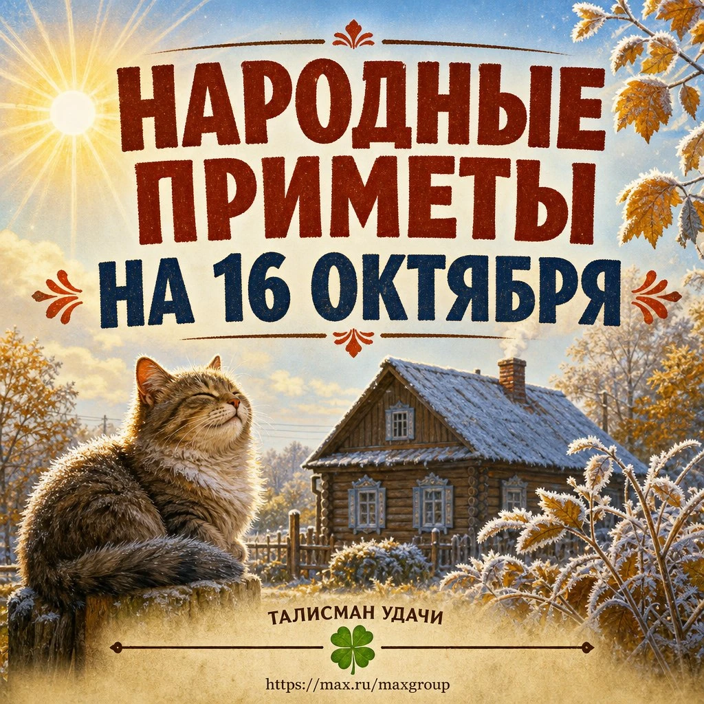 ❄️ «НА ДЕНИСА (16 ОКТЯБРЯ) ТУМАН С УТРА — ДЕНЬ БУДЕТ ТИХИМ, А НОЧЬ — СЫРОЙ».