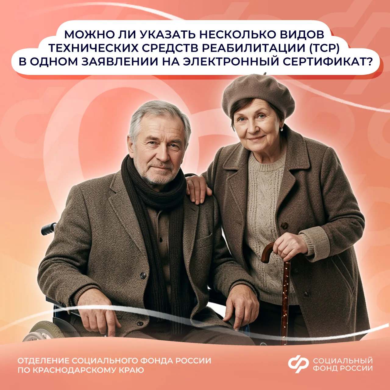 ✅ Да, в одном заявлении можно указать несколько видов ТСР, рекомендованных в программе ...