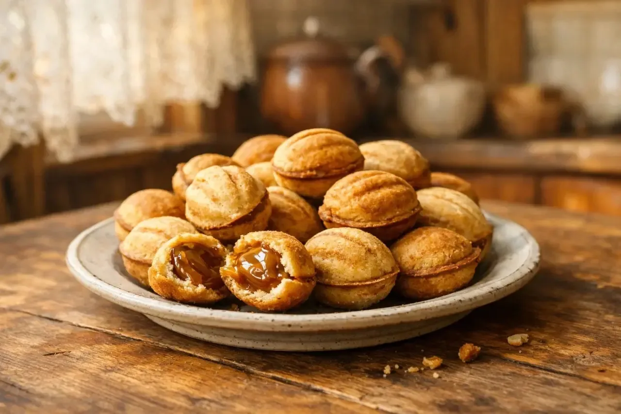🍪 Уютный мастер-класс: орешки со сгущёнкой — как у бабушки!