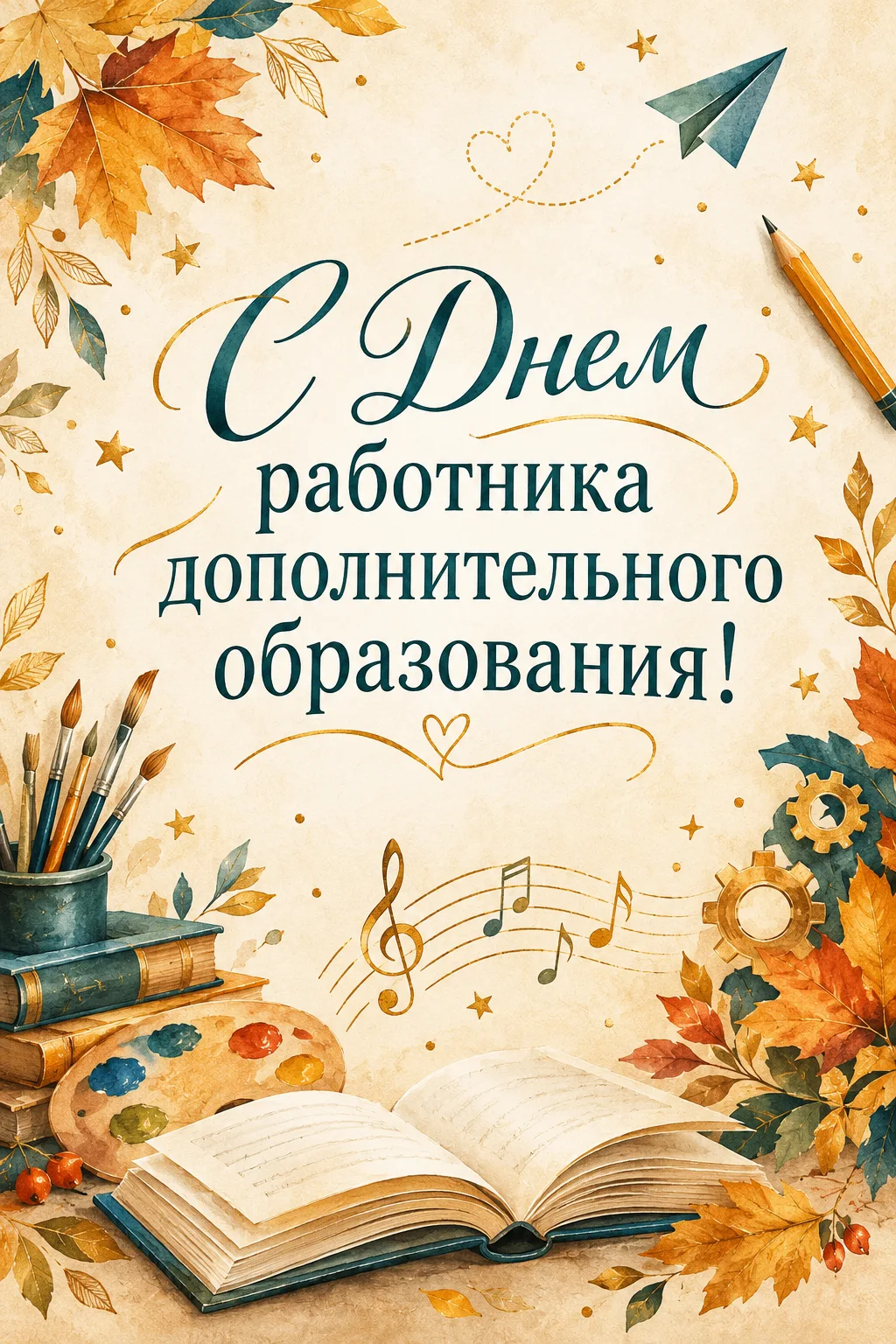С Днём работника дополнительного образования!