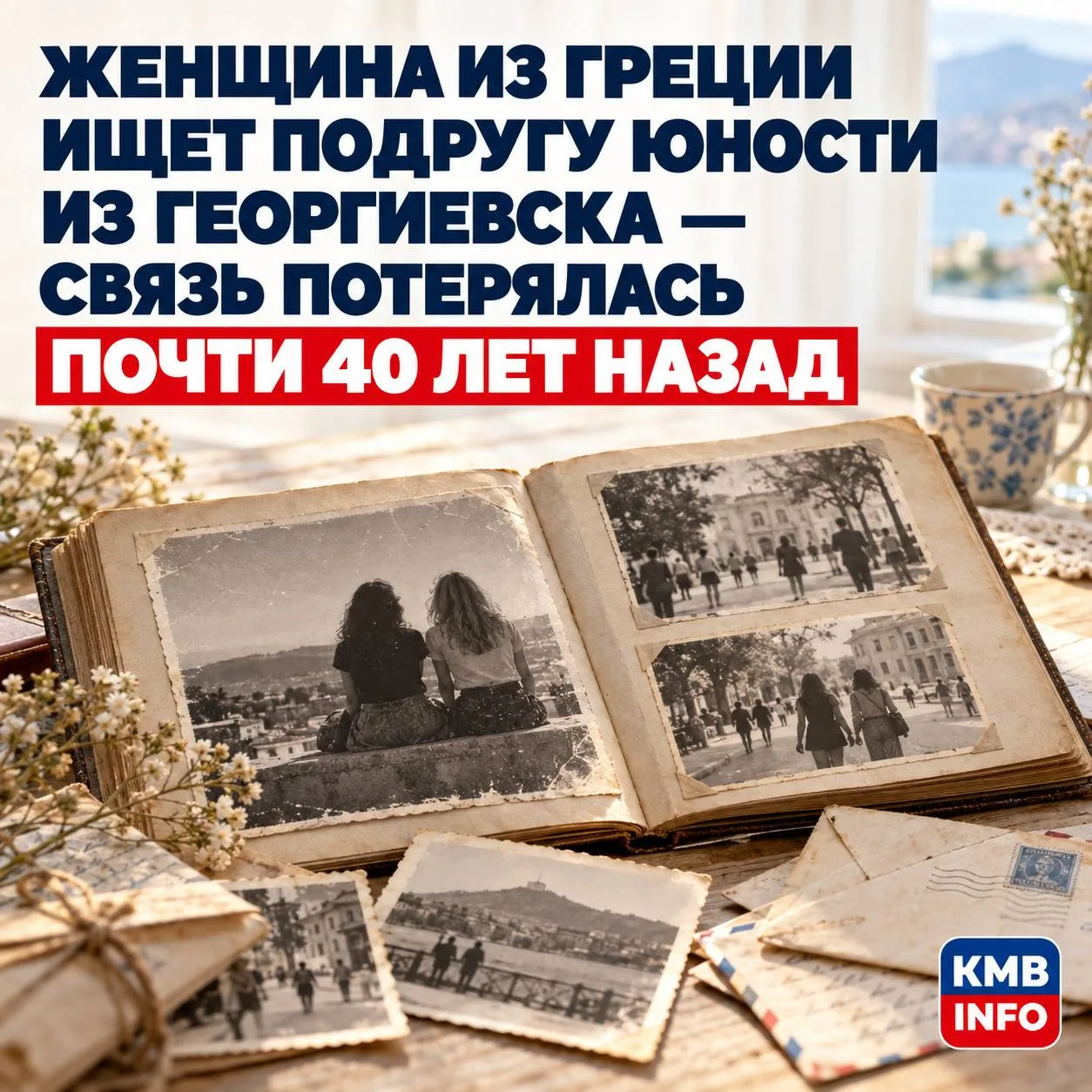 Женщина из Греции ищет  подругу юности из Георгиевска — связь потерялась почти 40 лет н...