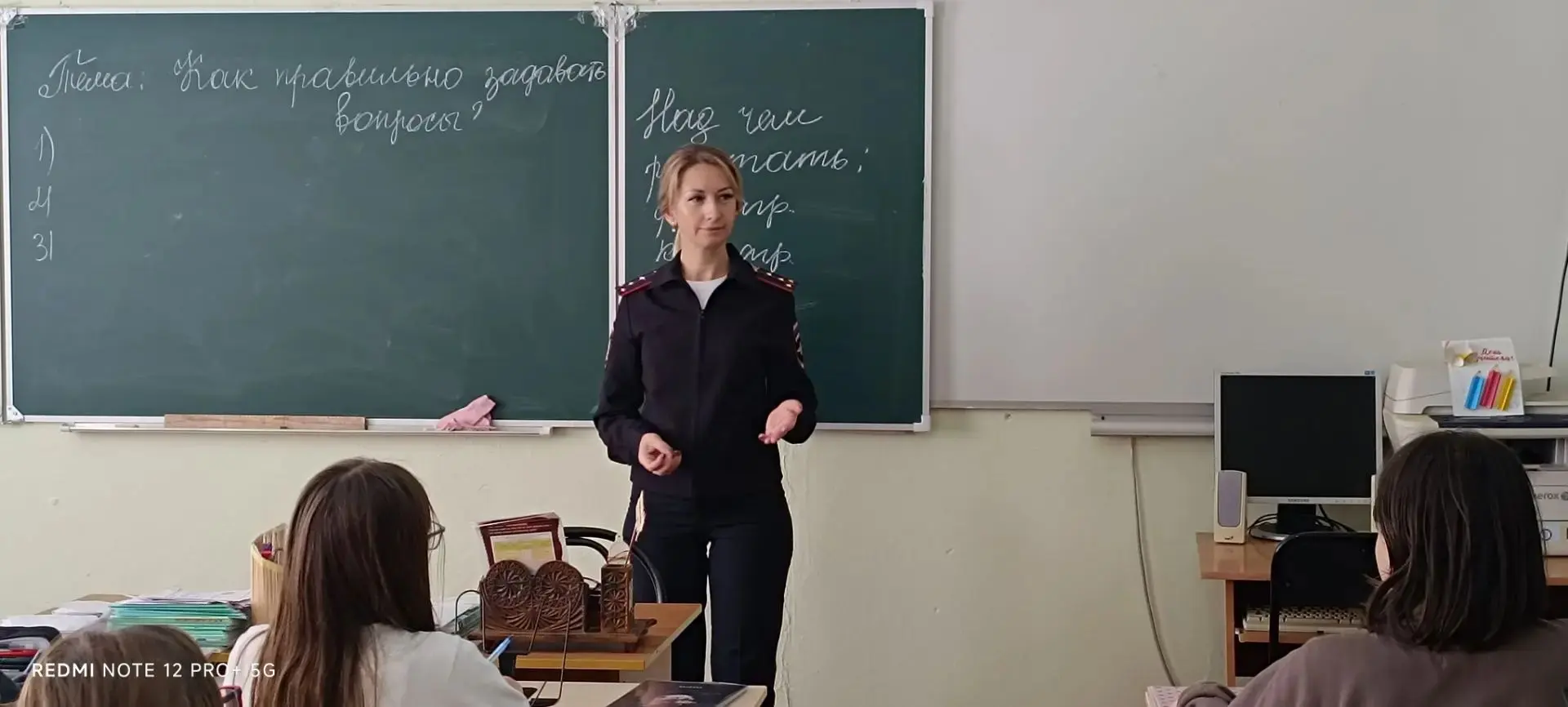 Профилактика и безопасность: в Ключевской СОШ № 2 прошла встреча с инспектором ГИБДД