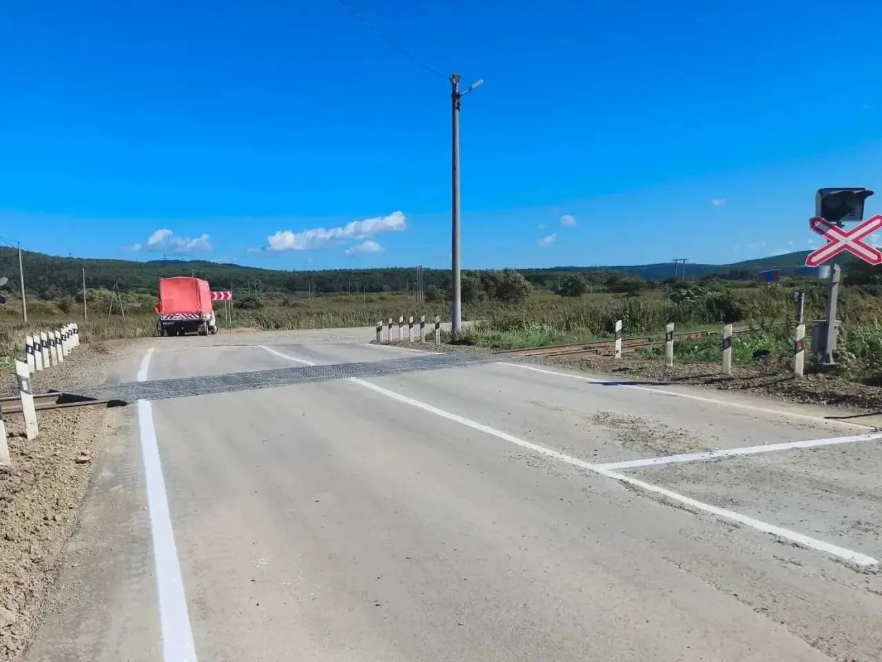 🚉 Ремонт подходов к трём железнодорожным переездам завершили на Сахалине
