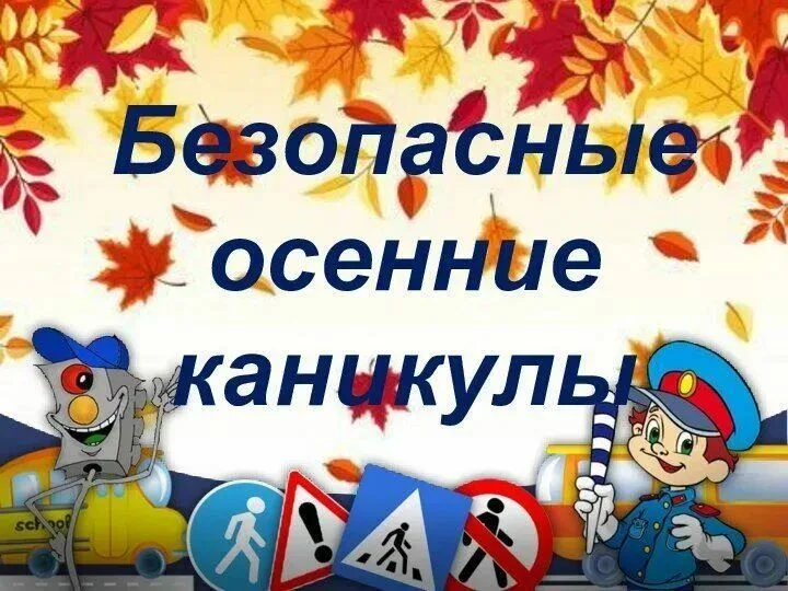 Памятка: безопасность дорожного движения во время осенних каникул