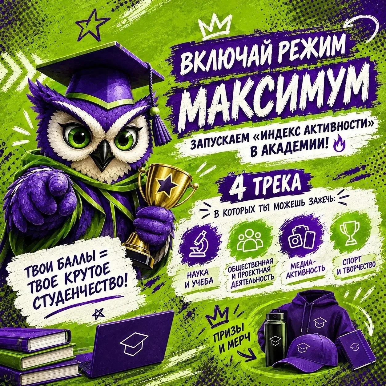 🚀 ВКЛЮЧАЙ РЕЖИМ МАКСИМУМ: Запускаем «Индекс активности» в Академии! 🔥
