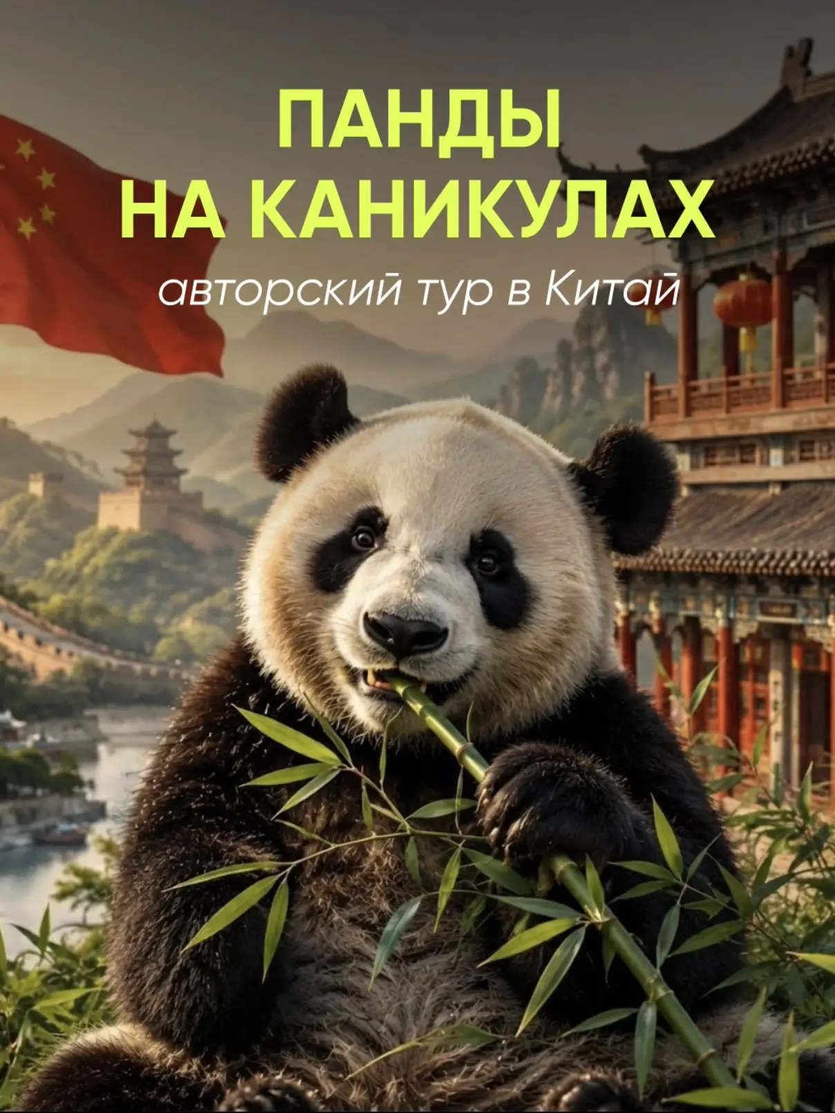 🐼АВТОРСКИЙ ТУР «ПАНДЫ НА КАНИКУЛАХ»