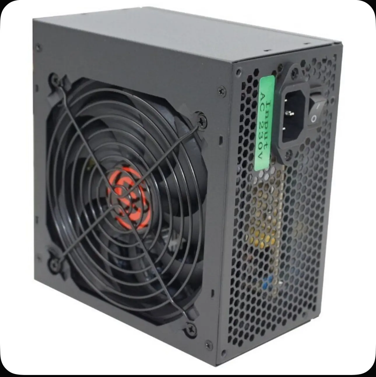 Блок питания 500W Ginzzu CB500 черный (ATX, 20+4 pin, 1x4+4 pin, 1x6+2 pin, 120mm fan, ...