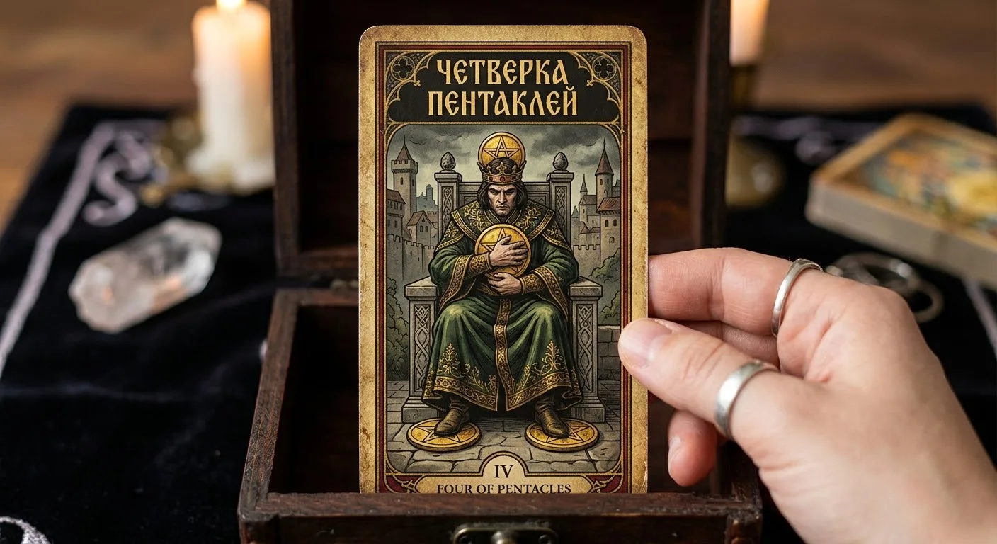КАРТА ДНЯ, ВТОРНИК, ЧЕТВЁРКА ПЕНТАКЛЕЙ