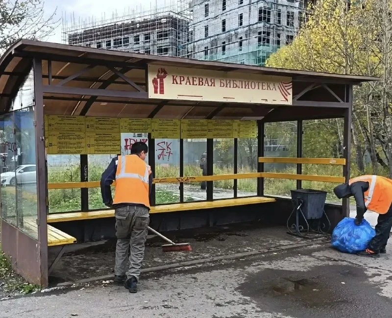 🚧 Уборка в Петропавловске продолжается