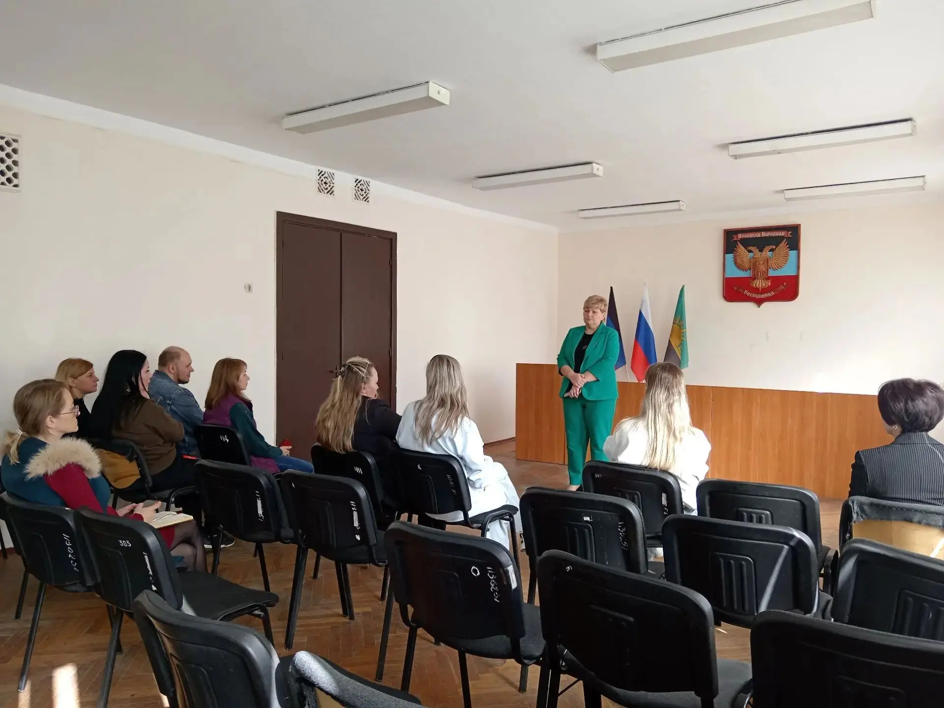 Заместитель главы Администрации городского округа Макеевка Ирина Сидякина провела встре...