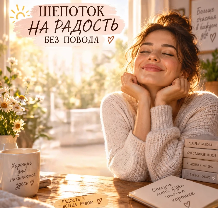 🌿 ШЕПОТОК НА РАДОСТЬ БЕЗ ПОВОДА ✨