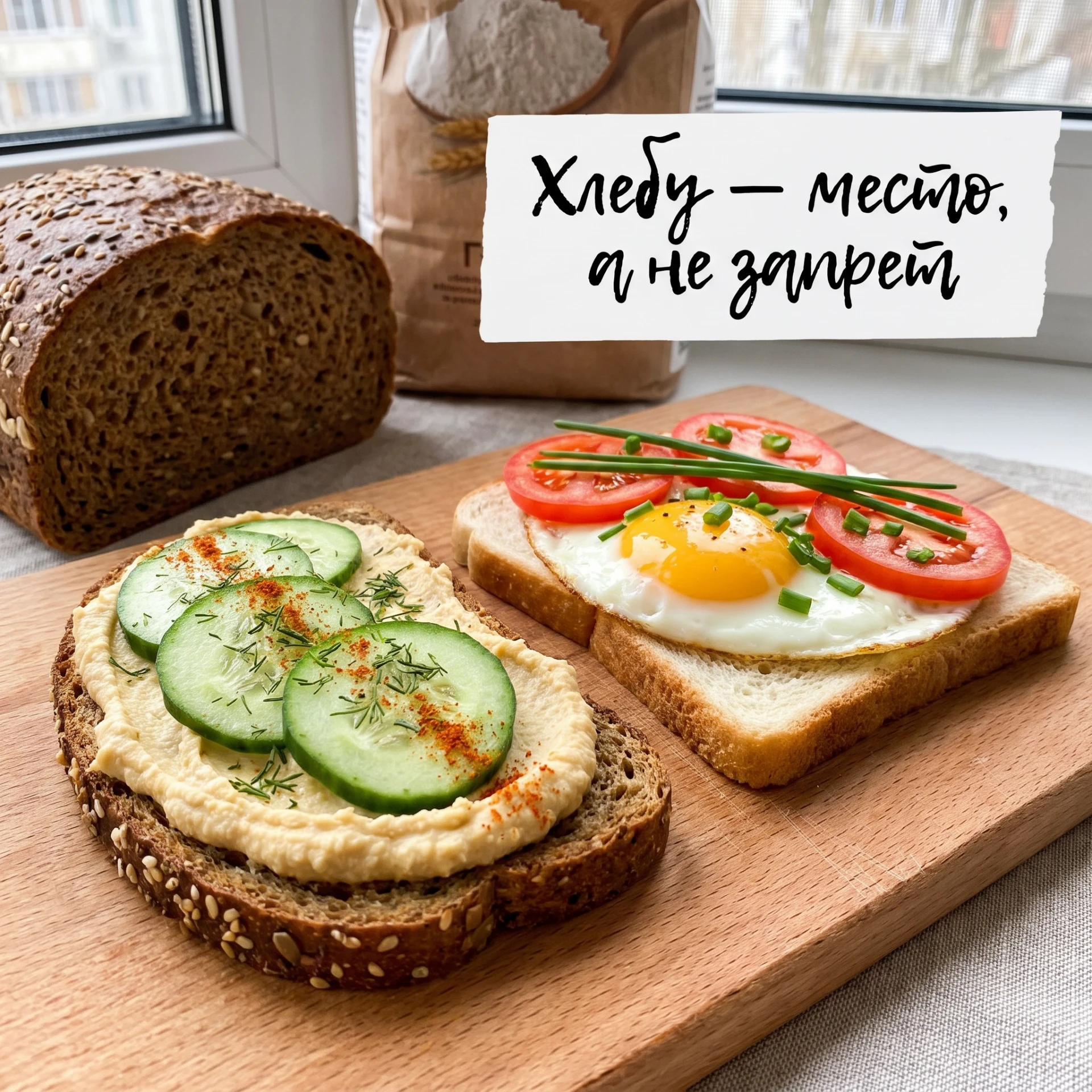 🍞   Хлеб можно оставить!
