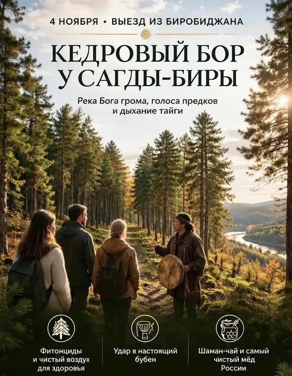 🌲 Едем 4 ноября в Кедровый бор у Сагды-Биры: место, где слышен голос леса
