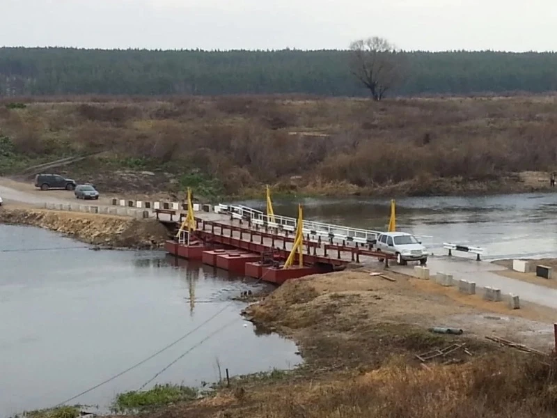 🌉 Понтонный мост под Задонском закроют на две недели. У него, кстати, довольно бурная ...