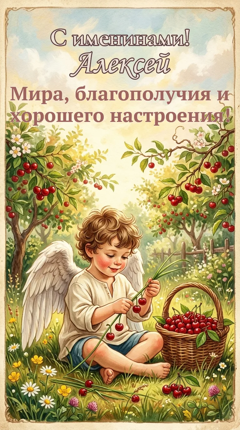 🤍 13 октября — Алексей, пусть ангел хранит!