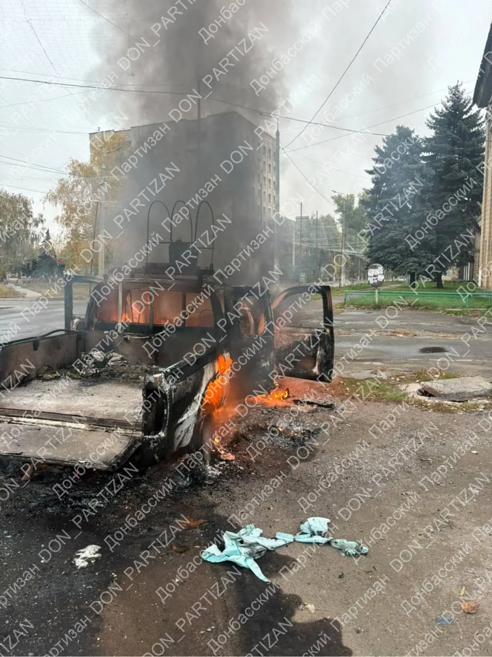 🔥 В Славянске приостановлено движение автотранспорта — работает патрульная служба ВС РФ