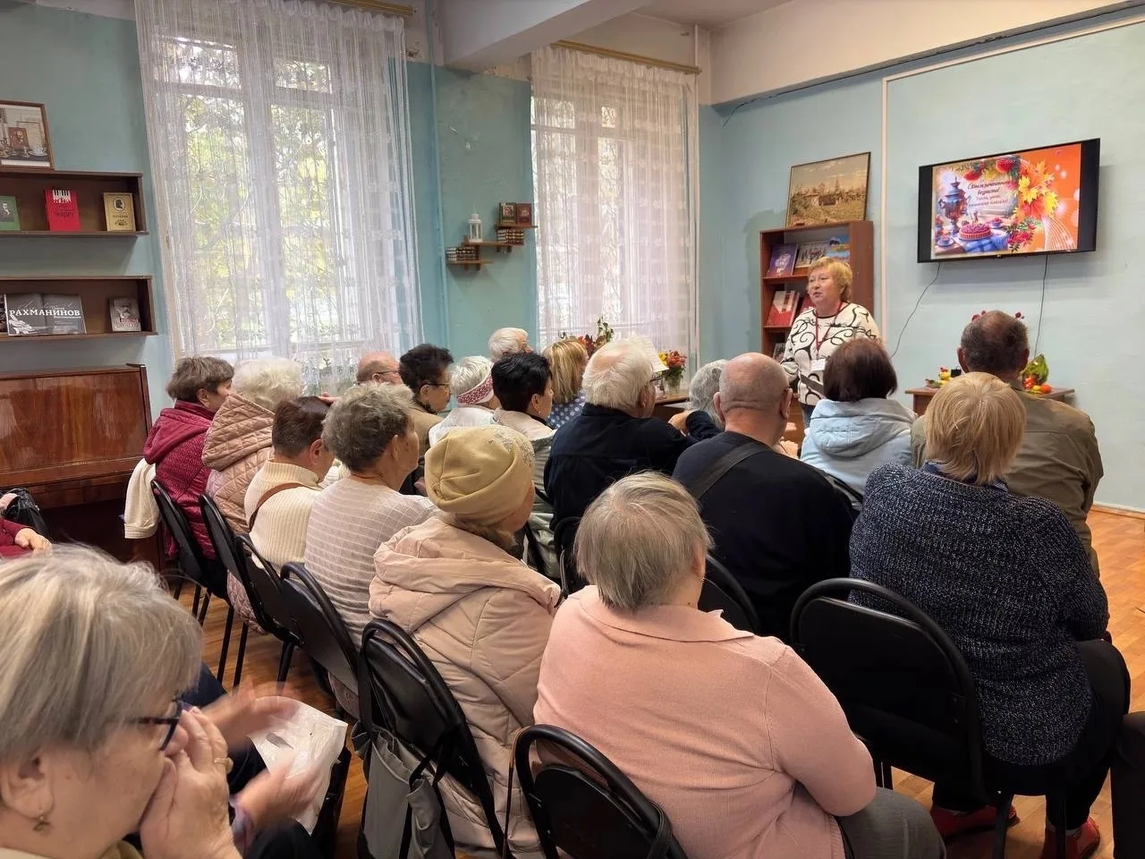 Концерт, посвященный Дню пожилого человека состоялся сегодня в филиале Библиотеки № 28....