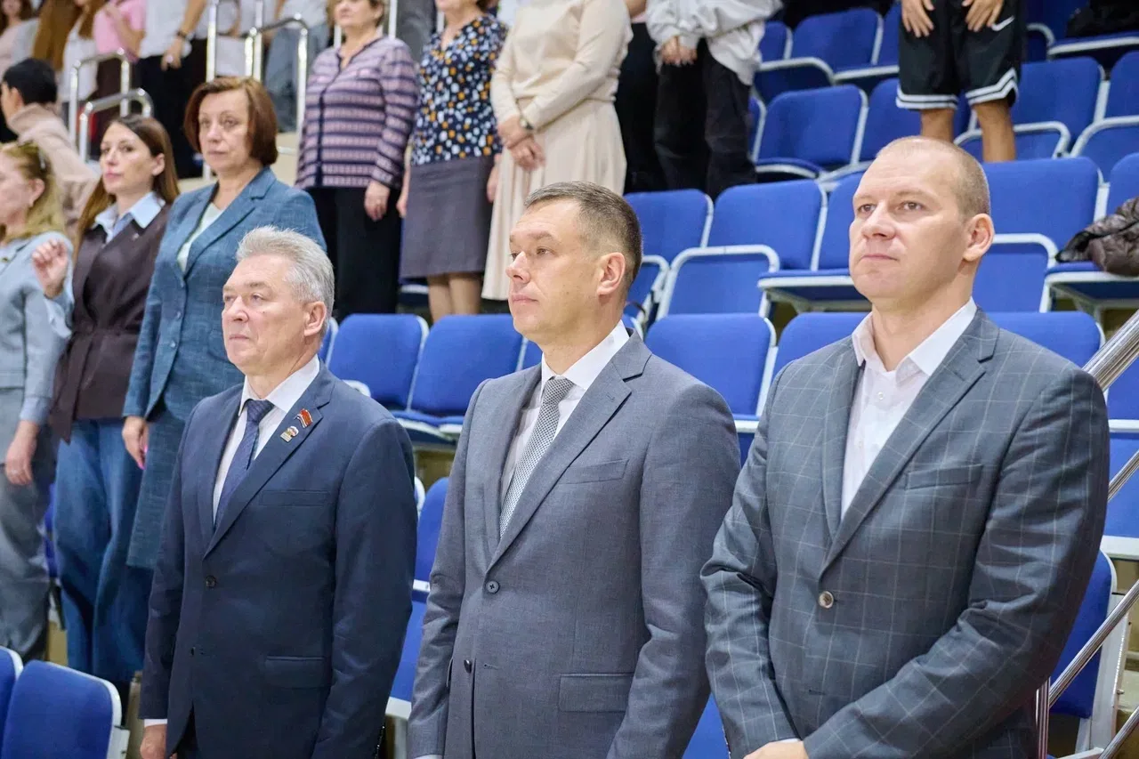 Вместе с коллегами-депутатами посетили торжественное открытие сезона 2026–2027 Единой ш...