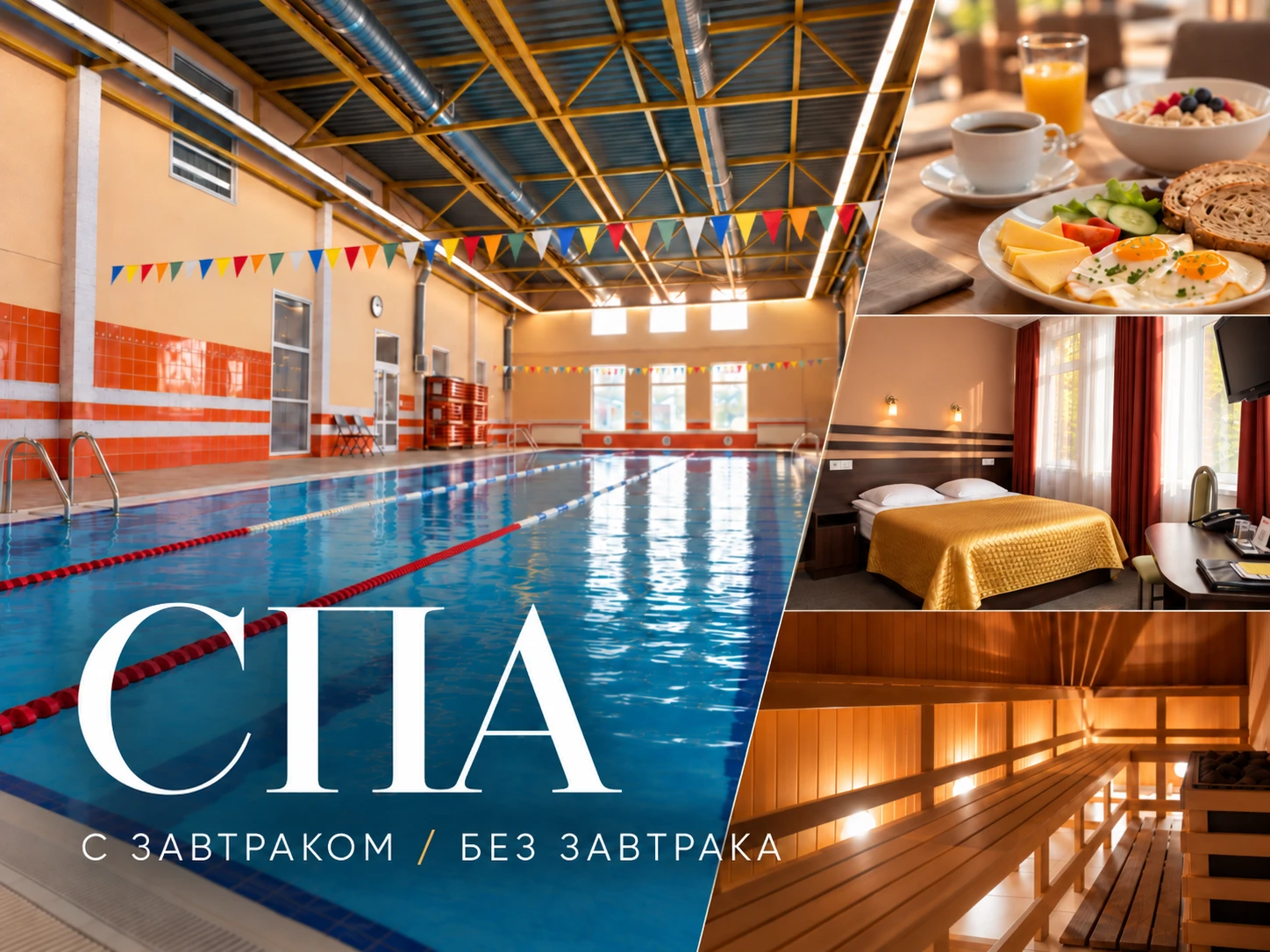 Бассейн, джакузи и сауна — уже включены в проживание! 💦