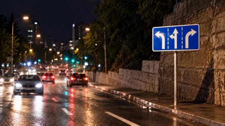 🚧 На Дальпрессе исправили знаки движения по полосам