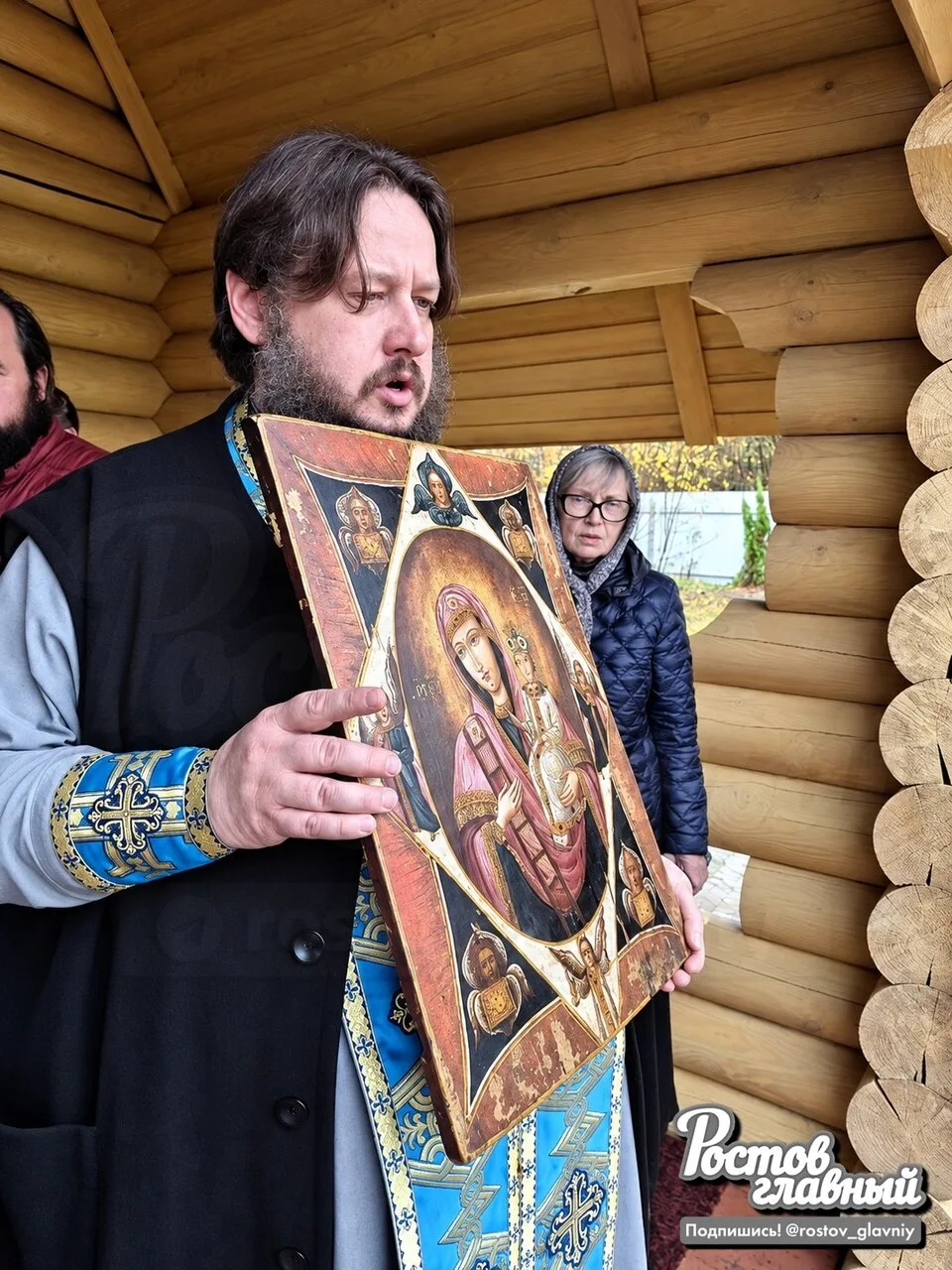 ☦ Молебен против беспилотников провели в Калуге после атак на дата-центры!