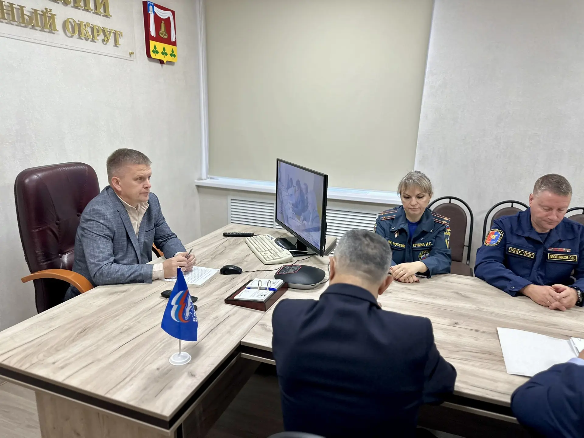 🚨В Первомайском округе провели штабную тренировку по гражданской обороне.