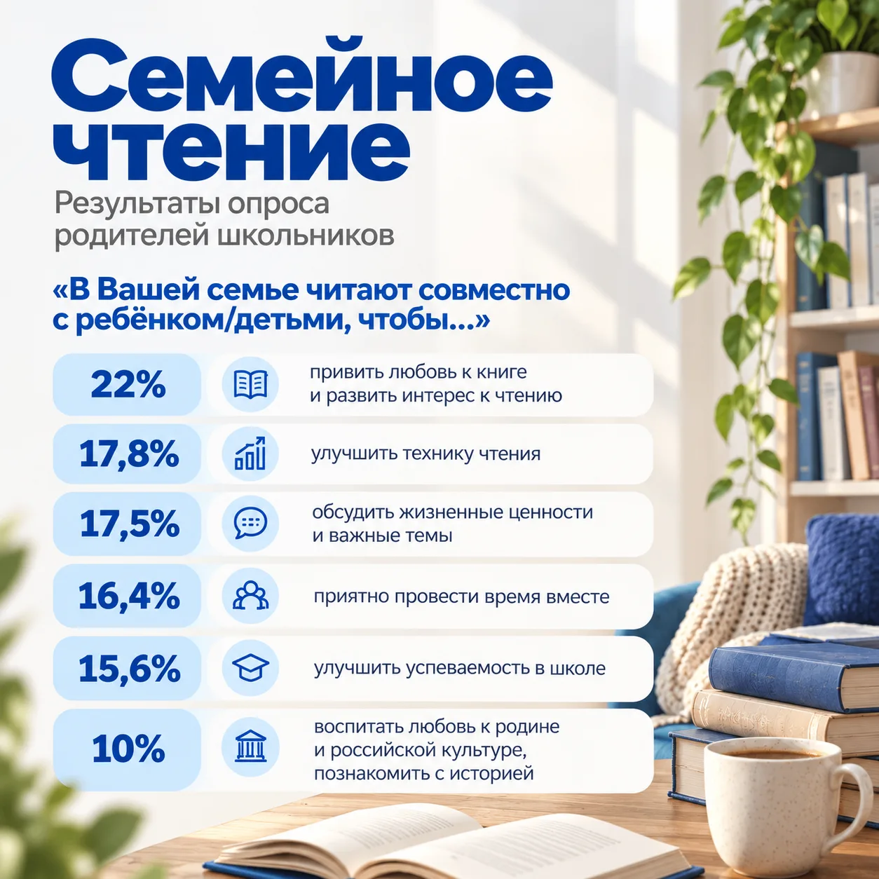 Семейное чтение: зачем мы читаем вместе?