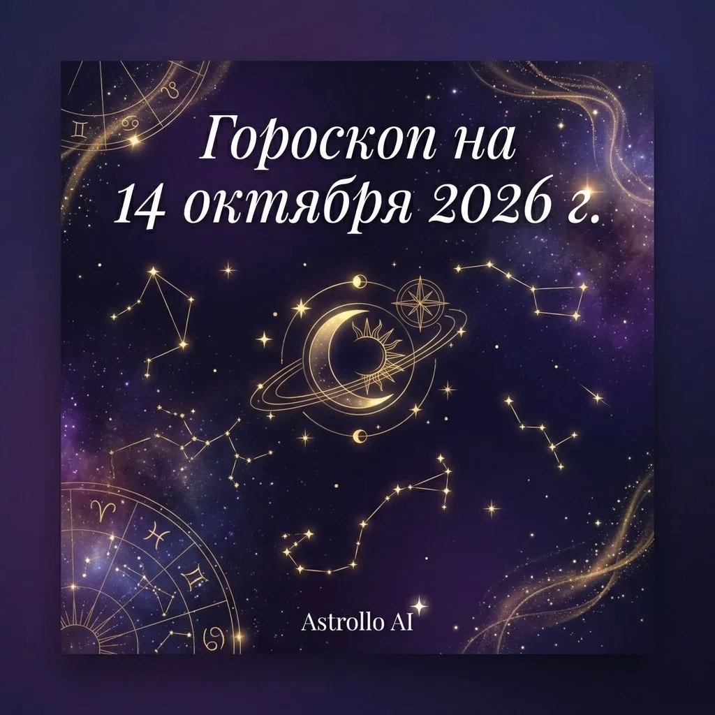 🔮 Гороскоп на 14 октября 2026 г.