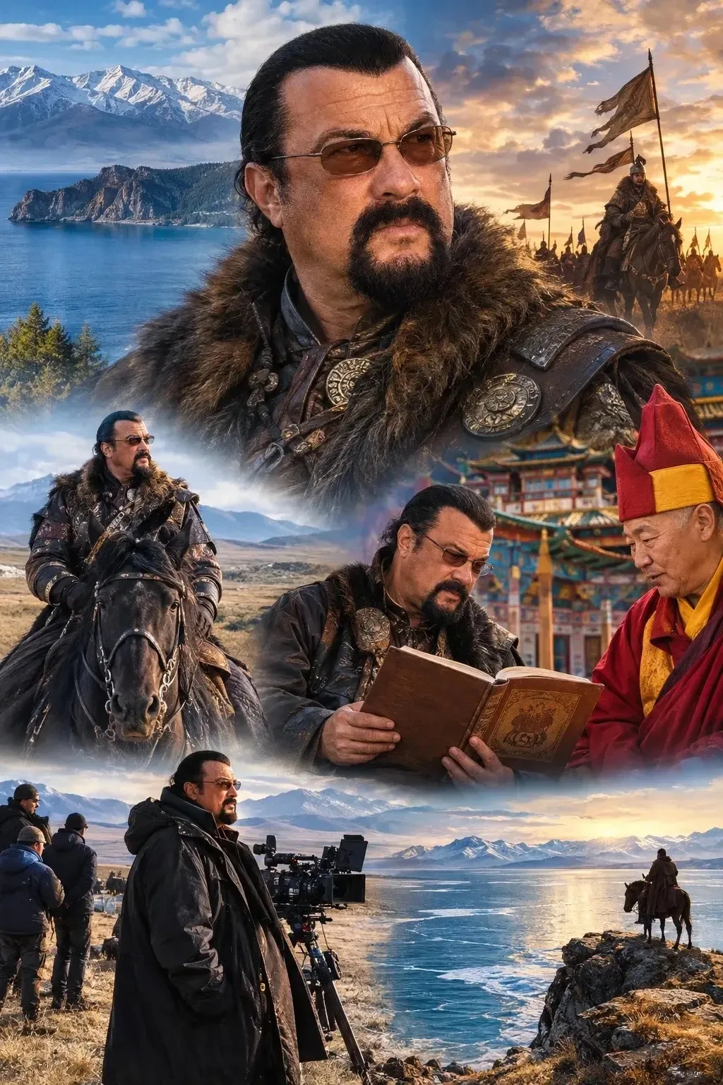 «Игра престолов» по-бурятски: Стивен Сигал может снять масштабную сагу о Чингисхане! 🎬🔥