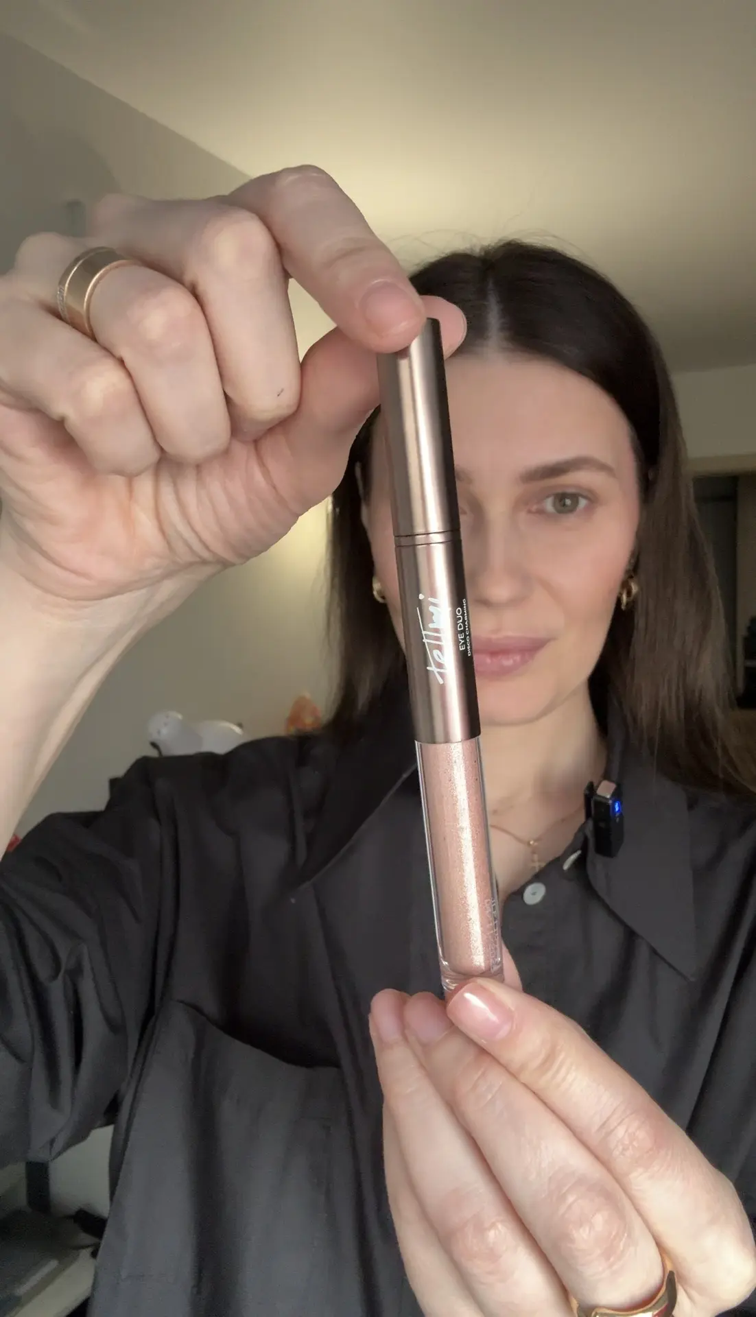 Новинка в моей косметичке — EYE duo карандаш+тени от бренда tellmi