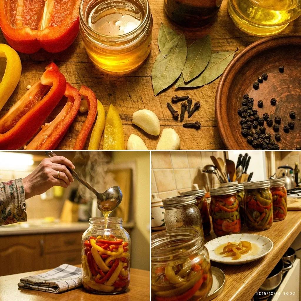 🫑 ПЕРЕЦ БОЛГАРСКИЙ МАРИНОВАННЫЙ С МЁДОМ