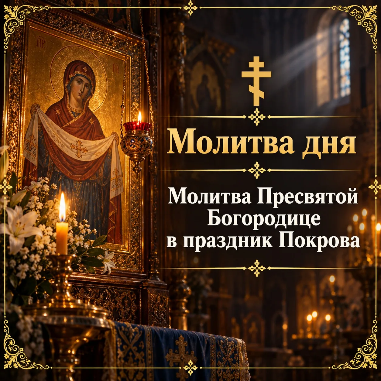 Молитва Пресвятой Богородице в праздник Покрова