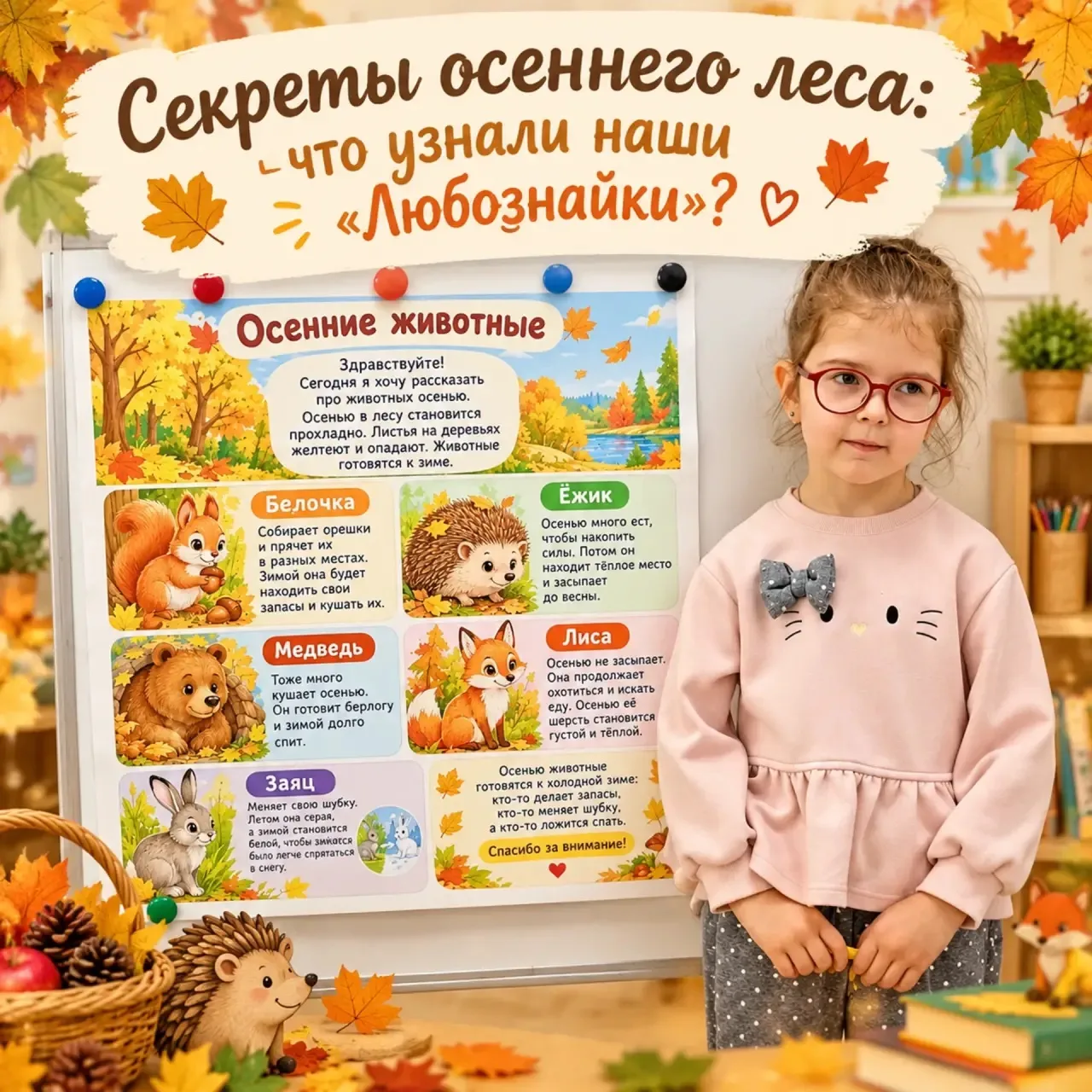 Как животные готовятся к зиме?