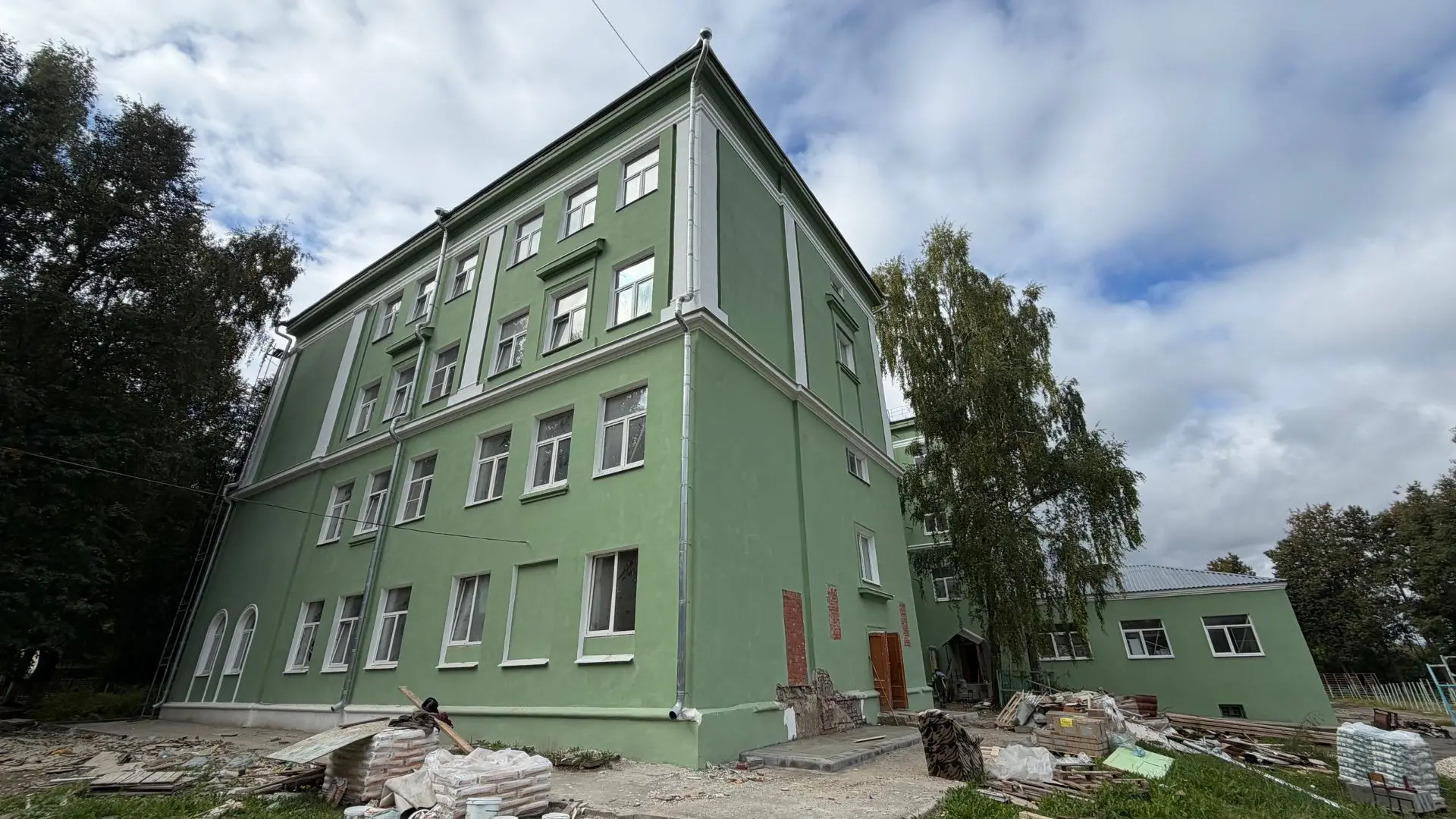 🏫О ходе капитального ремонта в МБОУ «Средняя школа №7 имени Н.К. Крупской».