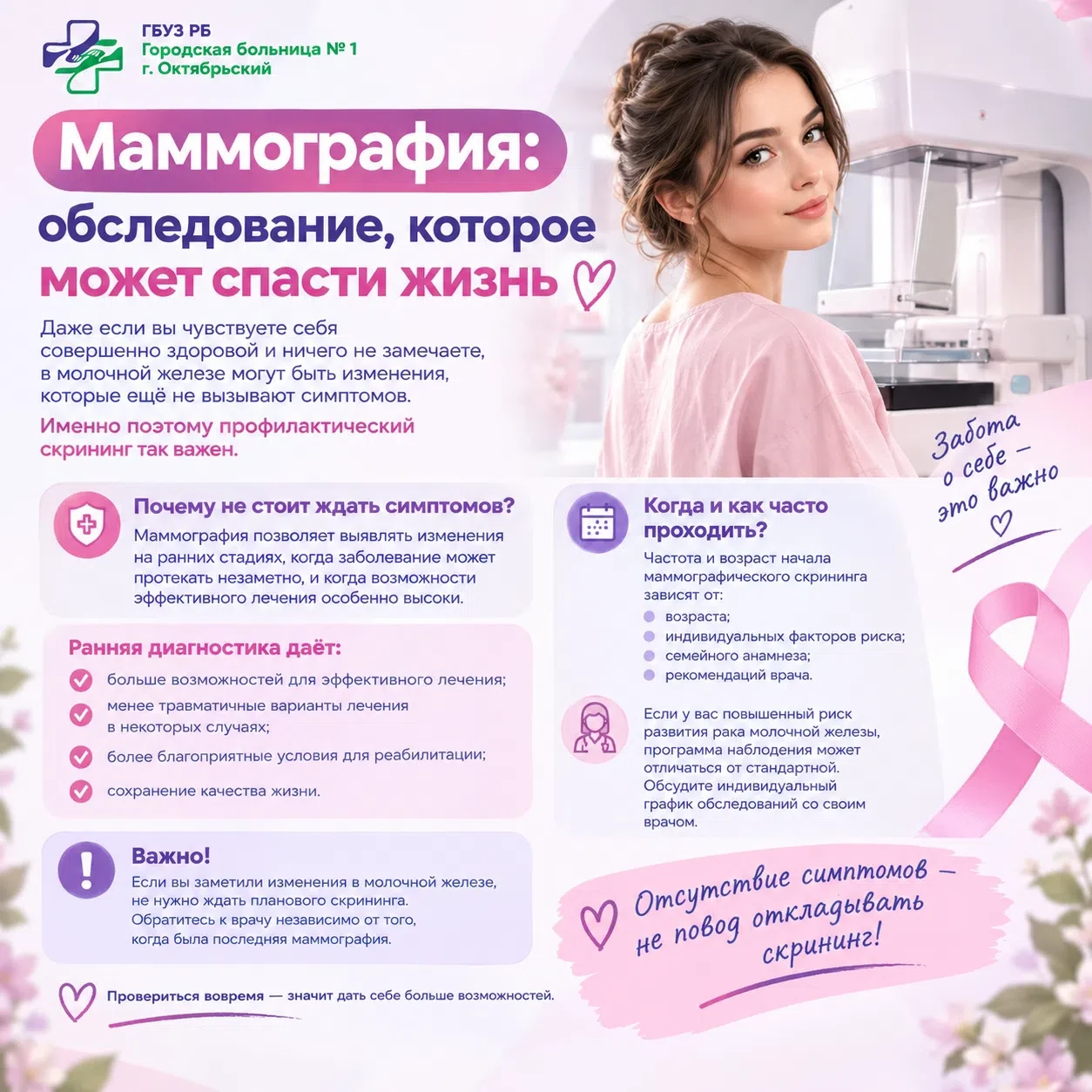 ‼Маммография: обследование, которое может спасти жизнь