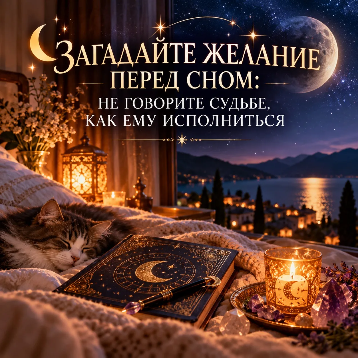🌙✨ ЗАГАДАЙТЕ ЖЕЛАНИЕ ПЕРЕД СНОМ: НЕ ГОВОРИТЕ СУДЬБЕ, КАК ЕМУ ИСПОЛНИТЬСЯ