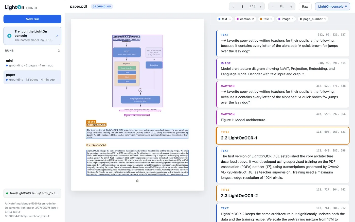 LightOnOCR-3 — открытая модель, одна вместо всего OCR-конвейера: распознаёт текст, разм...