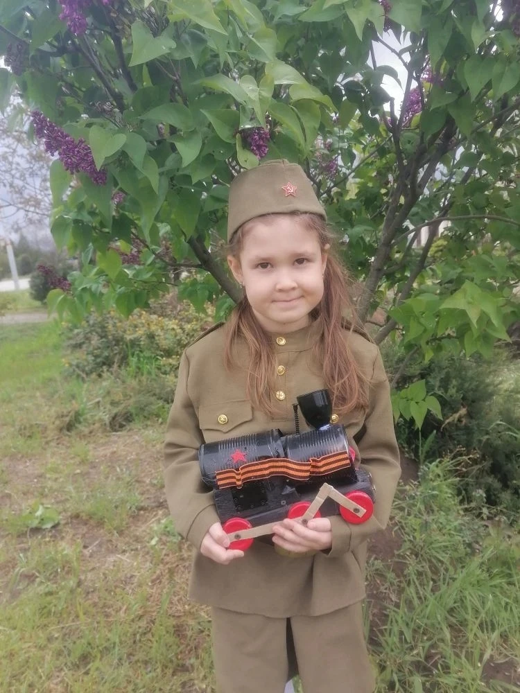 Котовец Кира приняла участие в краевой патриотической онлайн-акции «Звезда Победы в мое...