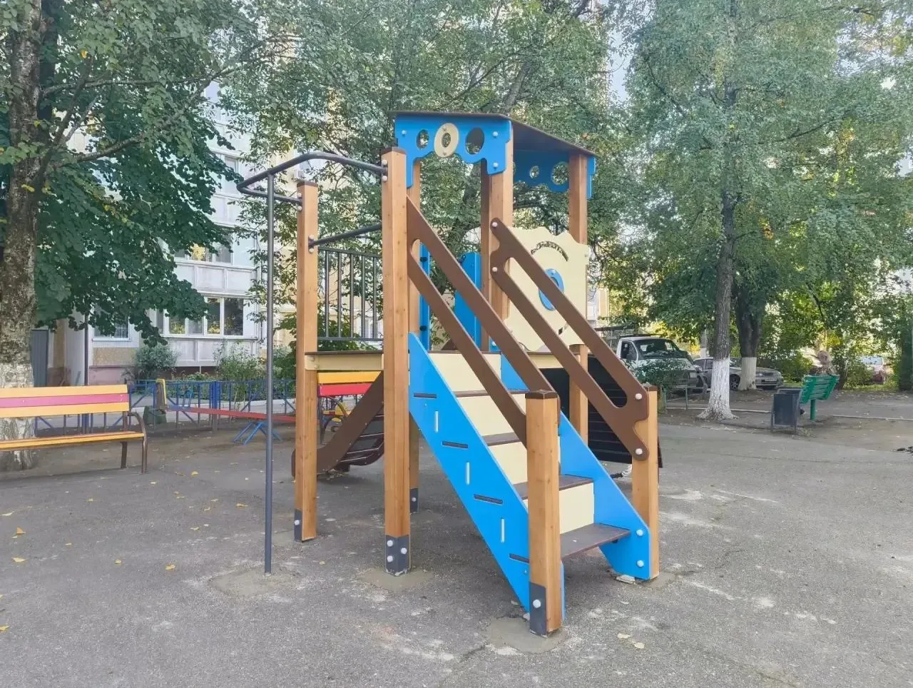 🛝 В КМР устанавливают новую детскую площадку!