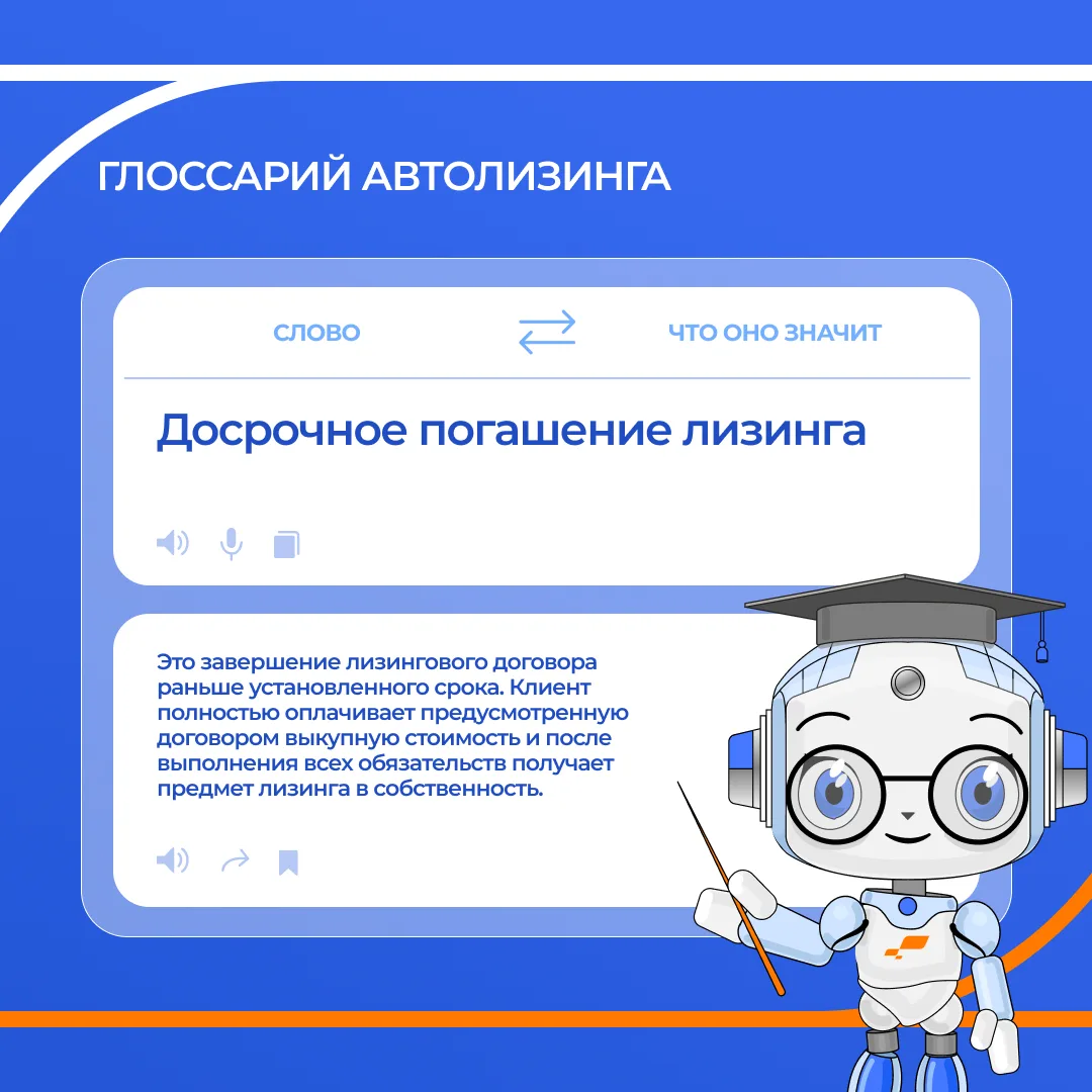👩‍💼 Глоссарий автолизинга