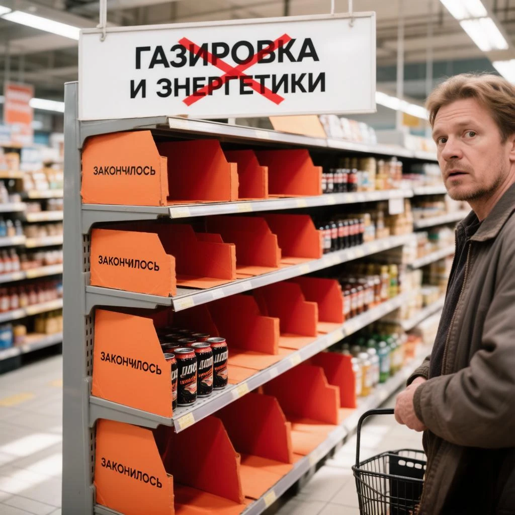 ⚡️ Россияне могут остаться без газировки и энергетиков из-за ударов вражеских БПЛА по д...