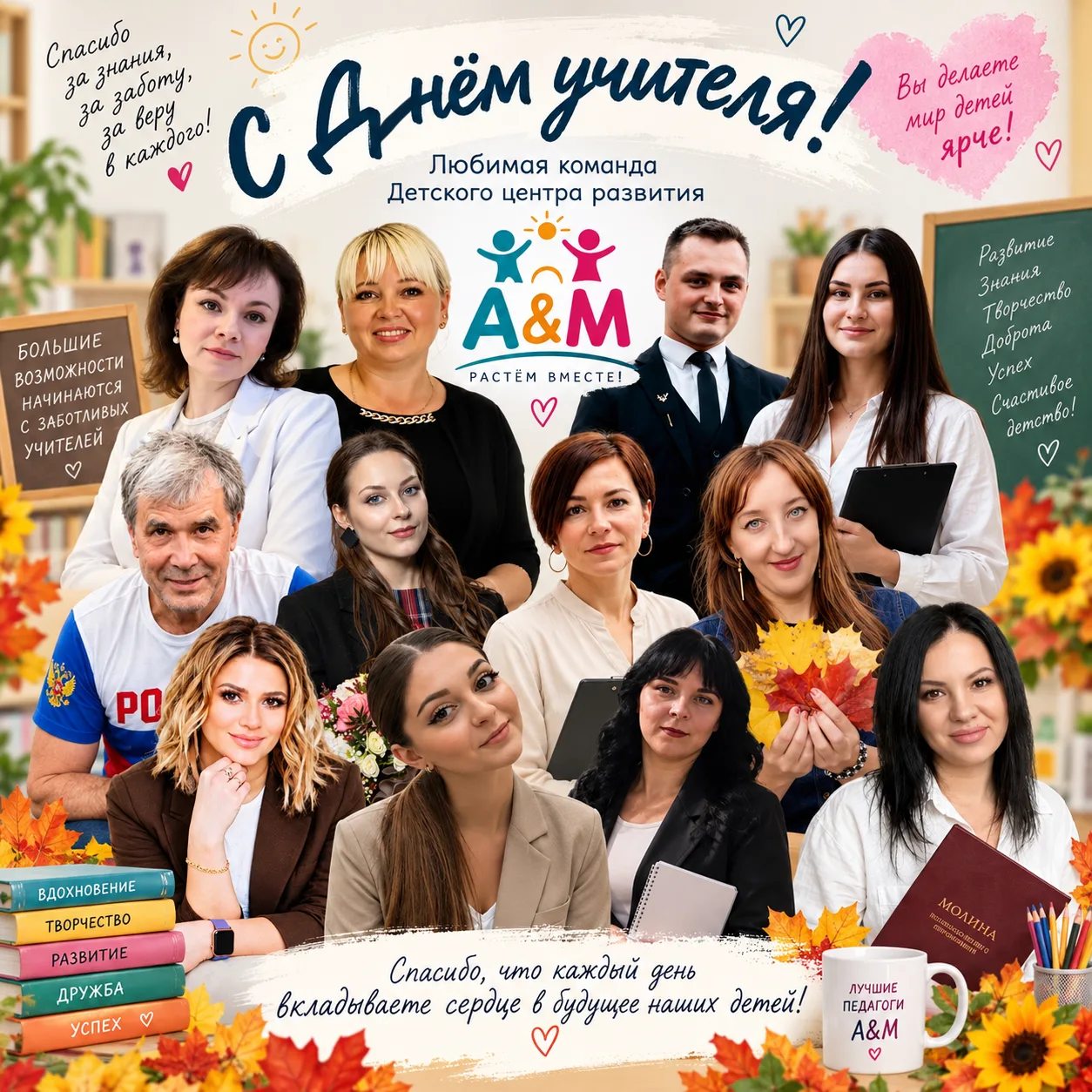 С Днем Учителя, наша любимая команда! 🍁💛