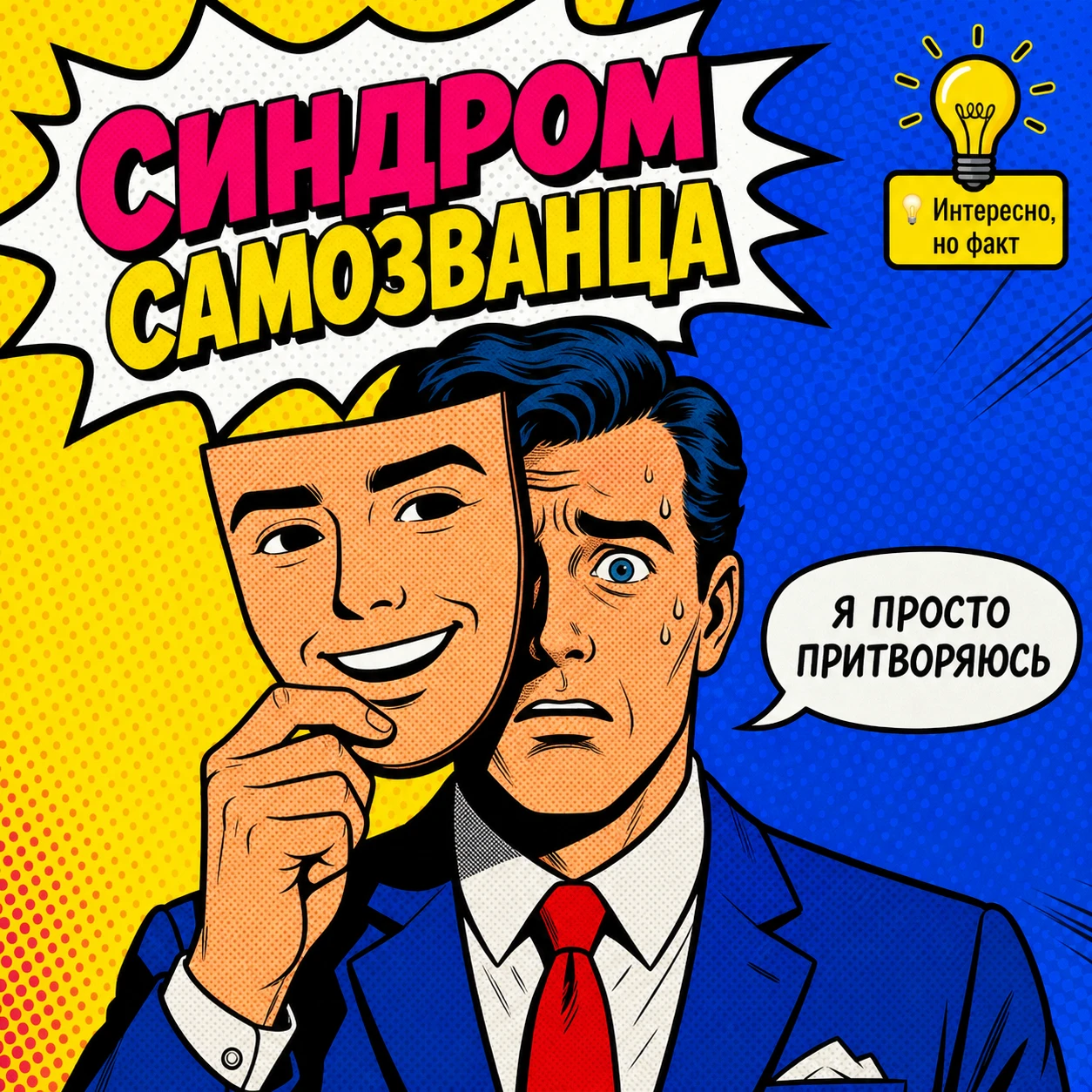 🎭 Синдром самозванца — это когда кажется, что ты не заслужил то, что имеешь.