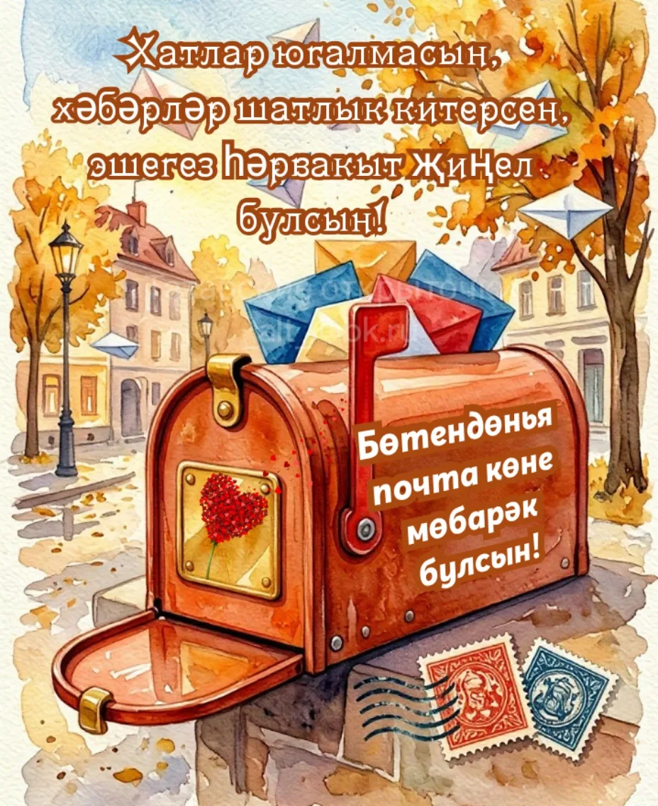 С Всемирным днем почты! Пусть письма не пропадают,  сообщения приносят радость, и работ...